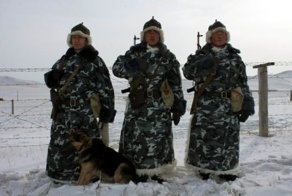 Форменный головной убор "Будёновка" военнослужащих пограничных войск Монголии