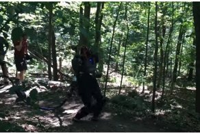 Неожиданная встреча с Boston Dynamics в лесу