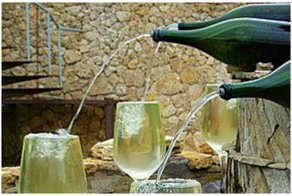 Поразительные фонтаны и водопады