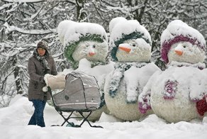 В Москве выпало рекордное количество снега. Фоторепортаж