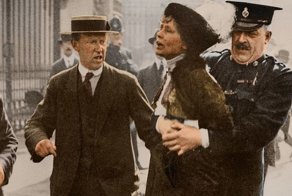 Английские суфражистки: уникальные колоризированные фото борцов за права женщин