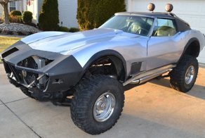 Chevrolet Corvette 1976 превратили в пикап Безумного Макса и теперь продают