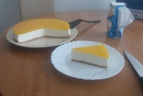 Холодный чизкейк с манго