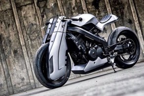 Кастомный футуристический мотоцикл Honda Bros 400 "Future Storm"