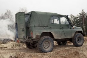 Белорус ездит на УАЗике, работающем на дровах