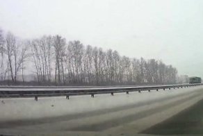 Зимний занос на новой машине