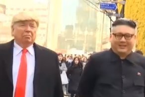 Кем Чен Ын прошёлся с Трампом и поразил болельщиков своим танцем