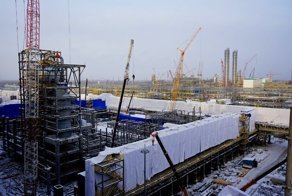 Одна из крупнейших строек России на площади в 460 гектаров трудятся 11 201 строителей