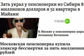 Насолила? Напекла? Откуда у пенсионеров России миллионы