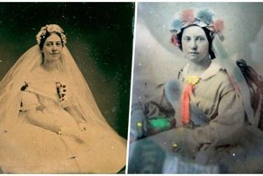 Свадебные фотографии Викторианской эпохи 1840—1860-хх годов