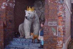 Гиперреалистичные картины Кевина Петерсона: дети и животные в городской среде