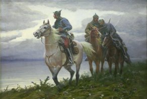 Картины художников о пограничниках из собрания Центрального Пограничного Музея ФСБ России