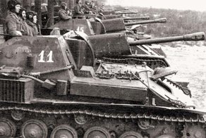 Лейтенантская жизнь в дни наступления недолгая. СУ-76