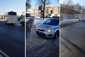 Странная дорожная разметка на радость ГАИшникам