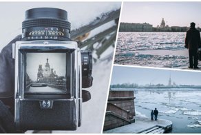 Удивительные снимки зимнего Санкт-Петербурга от французского фотографа