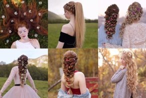 Сестрички из Норвегии плетут такие косы, что закачаешься