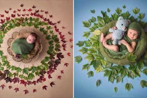 Она фотографирует младенцев в центре мандалы, переосмысливая сакральное изображение