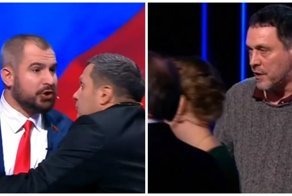 На теледебатах произошла потасовка, в которой поучаствовал всего один кандидат
