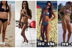 25 фотографий "до" и "после", доказывающих, что вес - это не главное