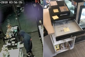 «Денег нет. Иди к чёрту»: Вор пытался ограбить кафе, но нашёл дерзкую записку