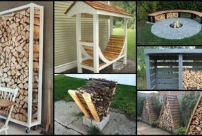 Креативные идеи для хранения дров