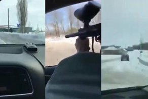 В Белгороде неизвестные обстреливают камеры на треногах