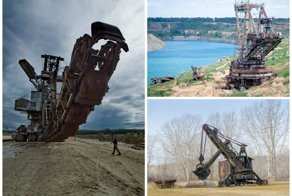 Заброшенная карьерная техника