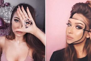 Визажист-самоучка из Литвы превращает свое лицо в яркие иллюзии