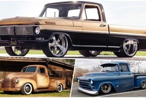 Заниженные пикапы середины ХХ века