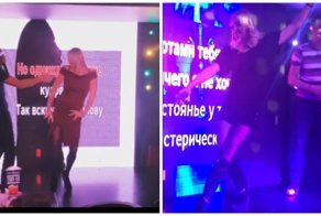 Волочкова зажгла на сцене караоке-клуба