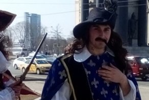 Московские мушкетеры оголились в честь Дня космонавтики