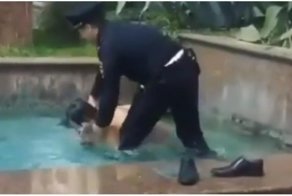 Андрей, я люблю тебя! Неадекватная женщина искупалась голышом в сочинском фонтане