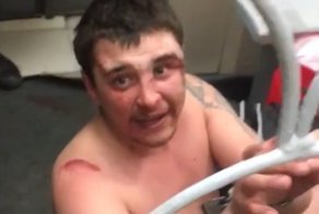 Задержанный в поезде дебошир решил позвонить воображаемому другу