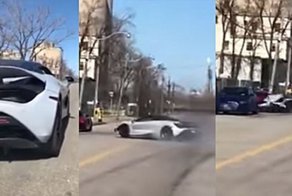 19-летний водитель без прав разбил спорткар McLaren 720S