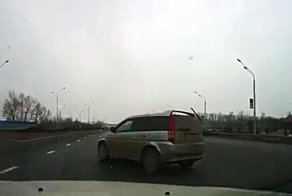 Авария дня. ДТП с переворотом под Уфой