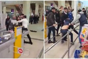 Жестокая драка в крупном торговом центре Ярославля