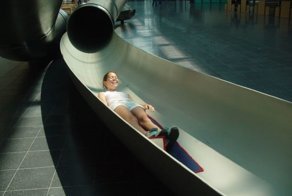 Скоростной спуск студентов