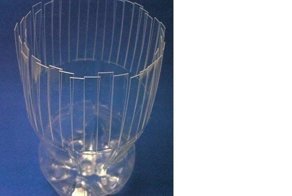 Ваза из пластиковой бутылки