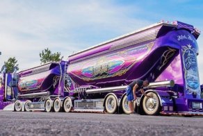 Тюнингованный Mercedes-Benz Actros „Lowrider“, который продолжает перевозить грузы