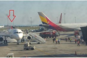 В турецком аэропорту корейский Аirbus A330 случайно снес другому самолету хвост