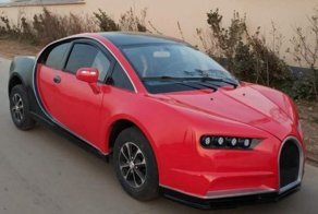 Китайский электрокар похожий на Bugatti Chiron: отличная альтернатива мопеду
