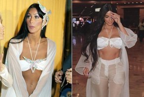 Ким Кардашьян критикуют за незатейливый и «завистливый» плагиат стиля Шер