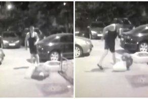 Парень напал на беспомощную пенсионерку, но камеры видеонаблюдения всё засняли