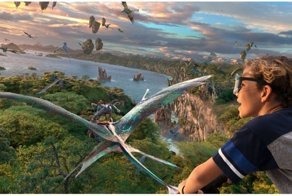 Захватывающий полет по прекрасной планете Пандора из фильма  «Аватар»