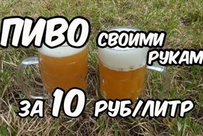 Как мы сварили пиво по цене 10 рублей за 1 литр