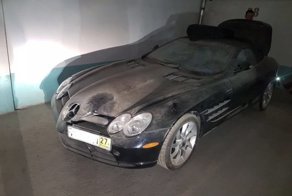 Забытый Mercedes-McLaren SLR нашли на подземном паркинге в Новосибирске