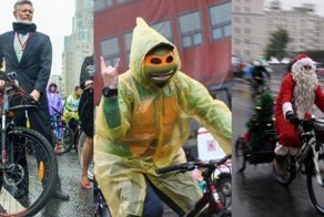 Ударим велопробегом по непогоде: В Москве прошел ежегодный велопарад