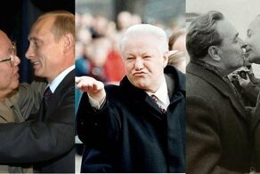 Поцелуй власти: чмоки, засосы и объятия генсеков и президентов