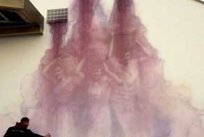 Жутковатые граффити