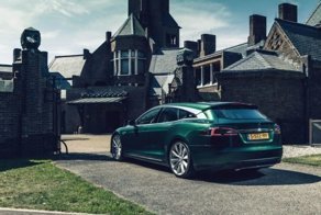 Британцы сделали красивый универсал на базе электромобиля Tesla Model S